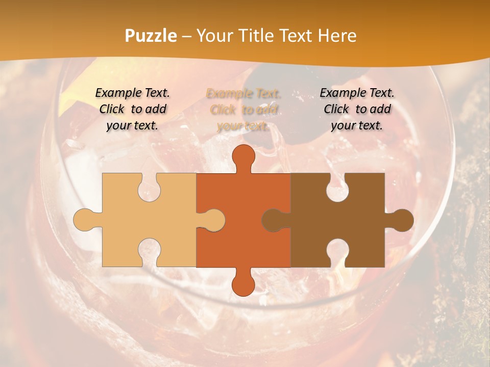 Mixed Bar Liquid PowerPoint Template