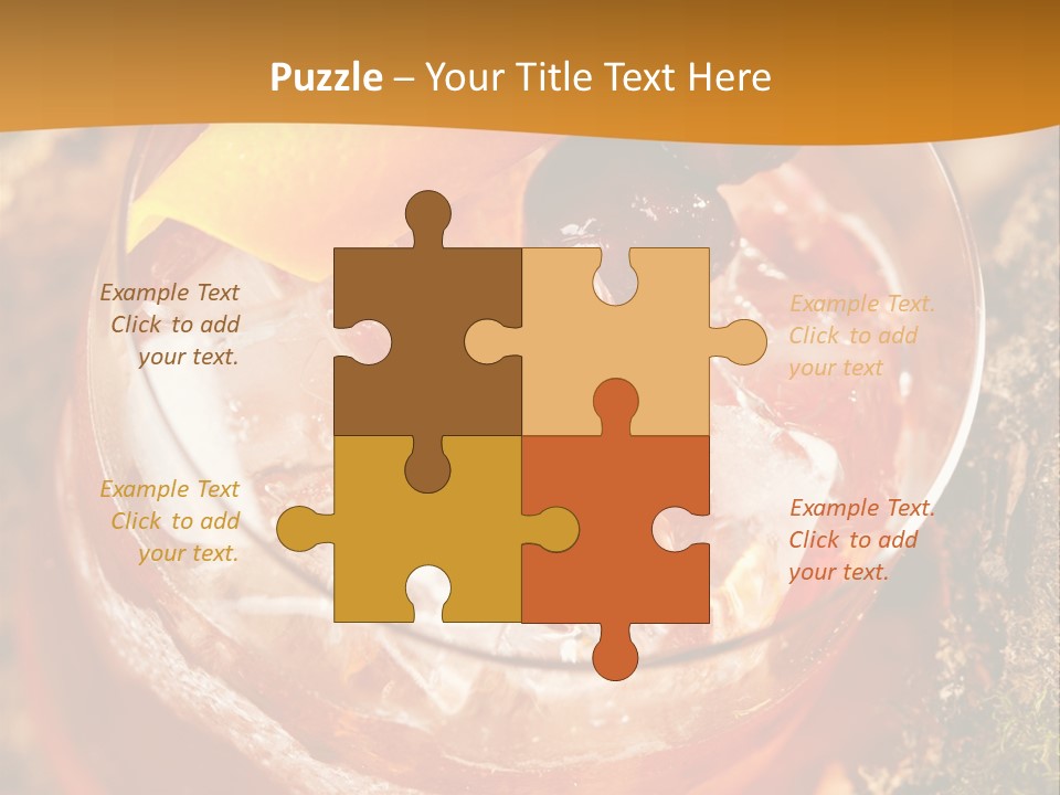 Mixed Bar Liquid PowerPoint Template