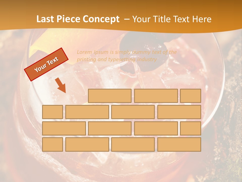 Mixed Bar Liquid PowerPoint Template