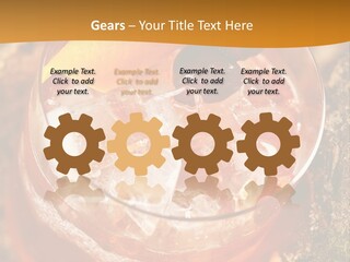 Mixed Bar Liquid PowerPoint Template