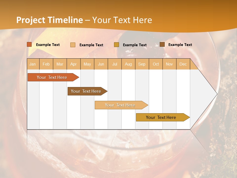 Mixed Bar Liquid PowerPoint Template