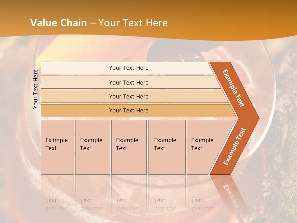 Mixed Bar Liquid PowerPoint Template