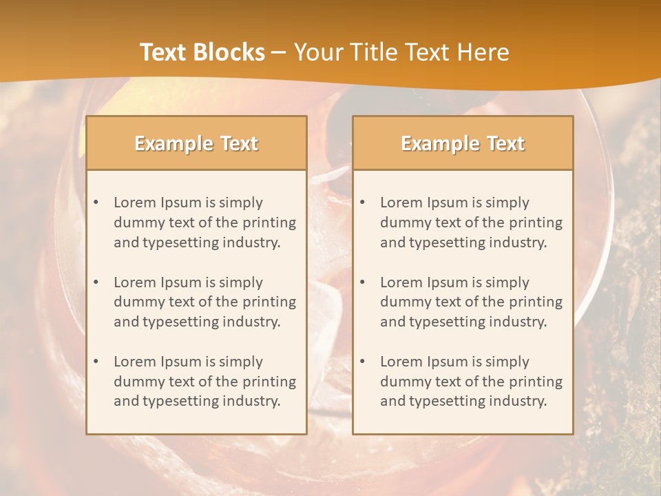 Mixed Bar Liquid PowerPoint Template