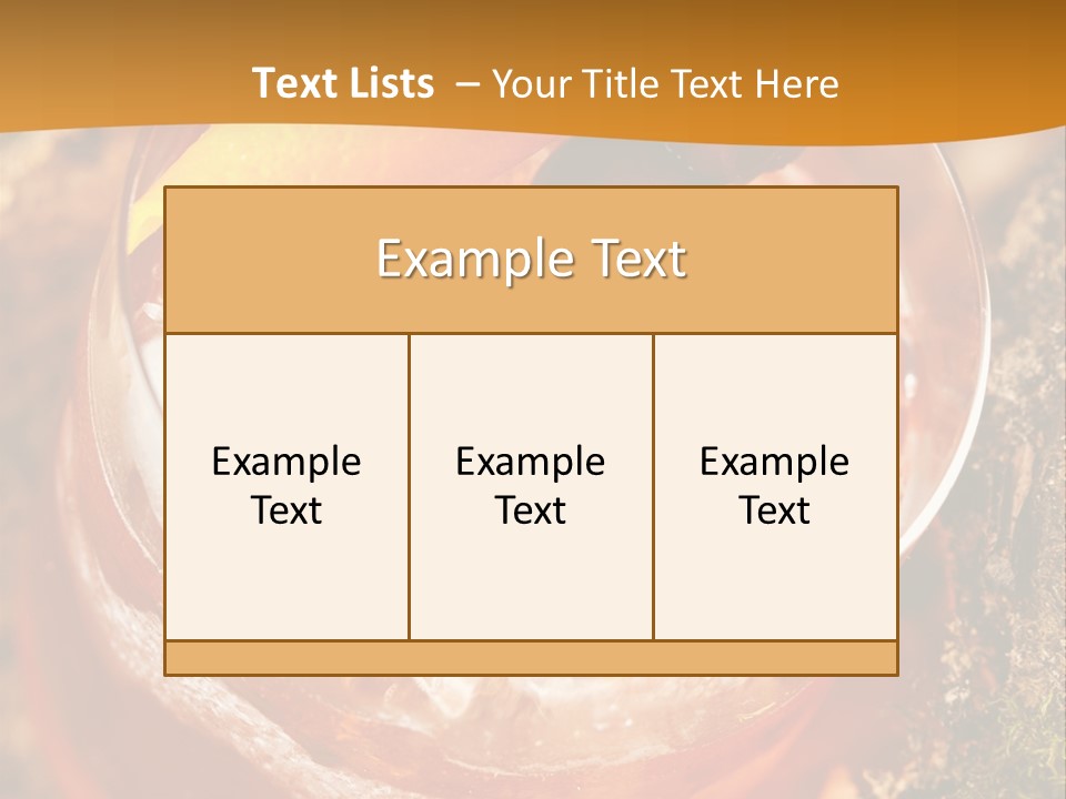 Mixed Bar Liquid PowerPoint Template