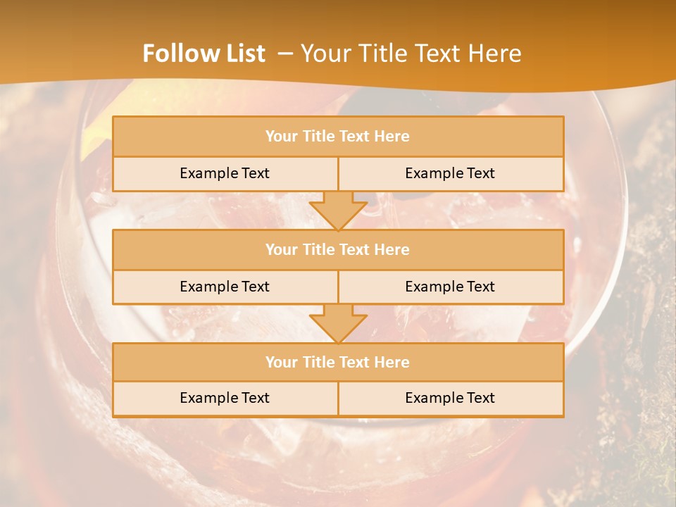 Mixed Bar Liquid PowerPoint Template