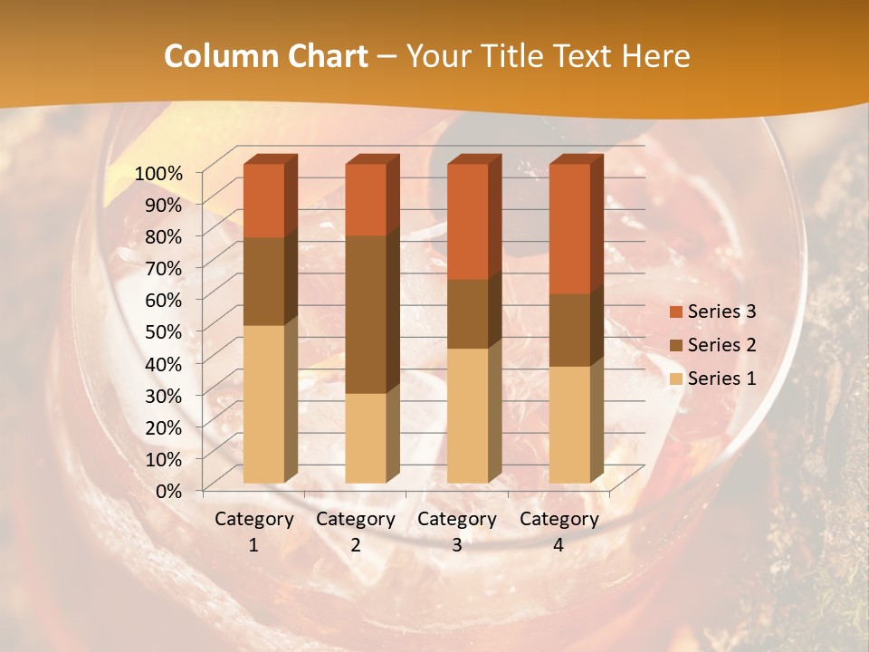 Mixed Bar Liquid PowerPoint Template