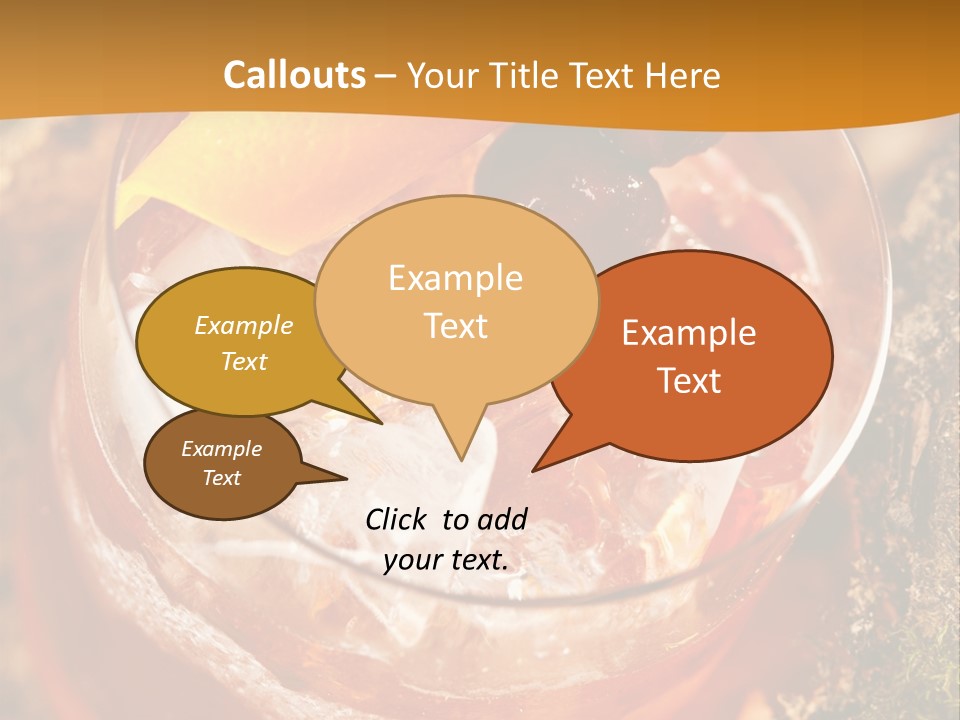 Mixed Bar Liquid PowerPoint Template