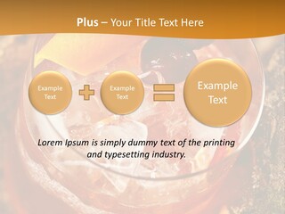 Mixed Bar Liquid PowerPoint Template