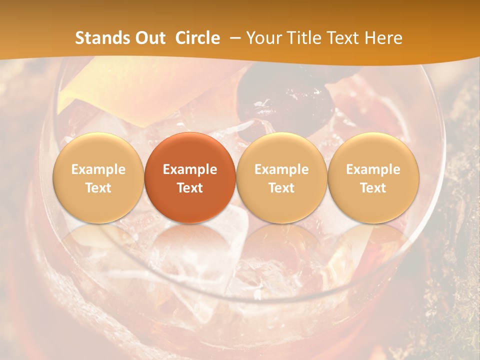 Mixed Bar Liquid PowerPoint Template