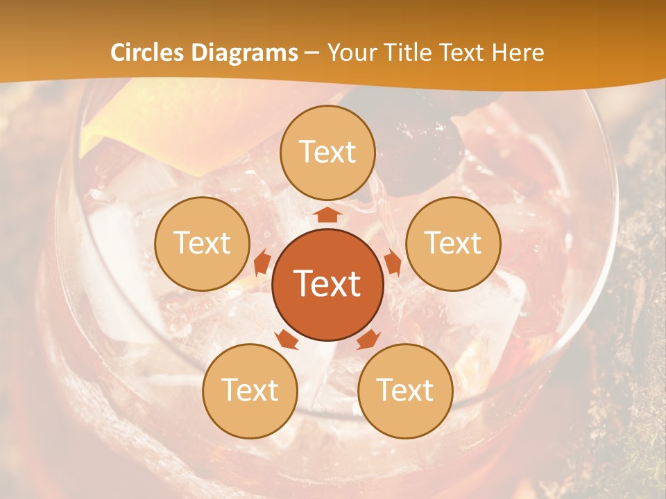 Mixed Bar Liquid PowerPoint Template