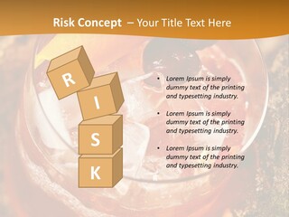 Mixed Bar Liquid PowerPoint Template