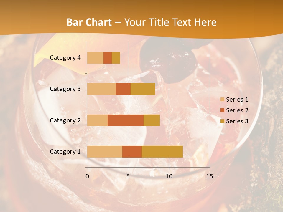 Mixed Bar Liquid PowerPoint Template