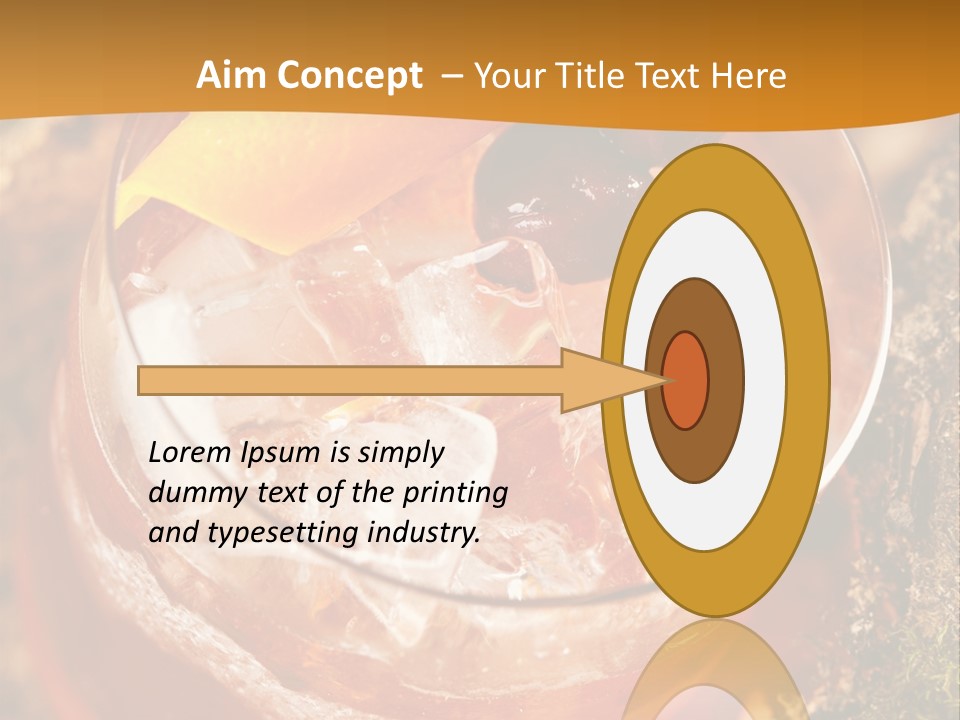 Mixed Bar Liquid PowerPoint Template