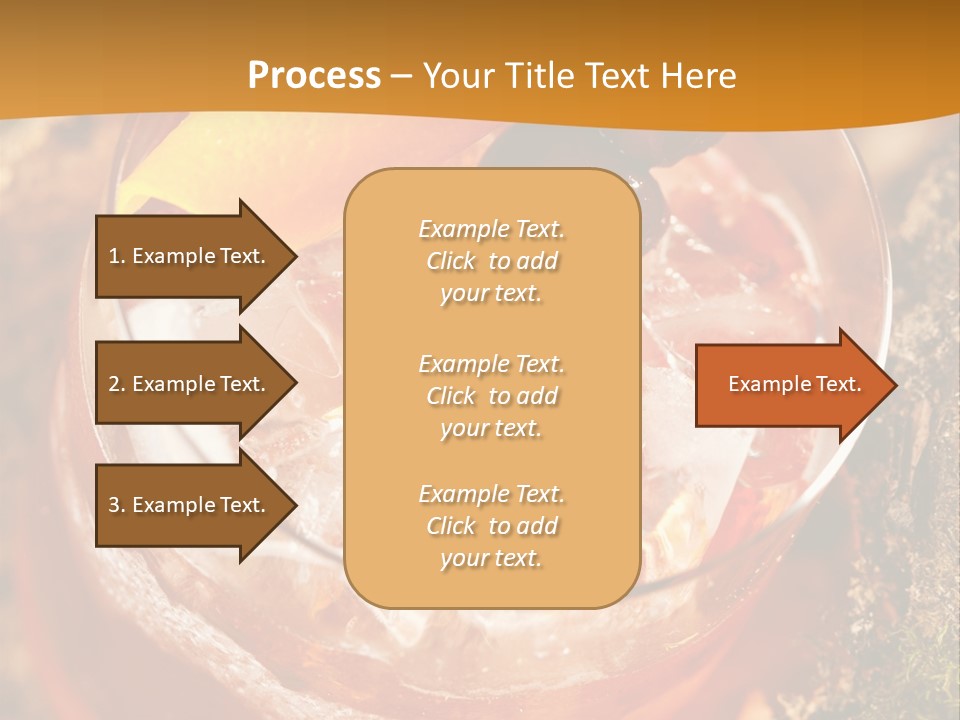 Mixed Bar Liquid PowerPoint Template