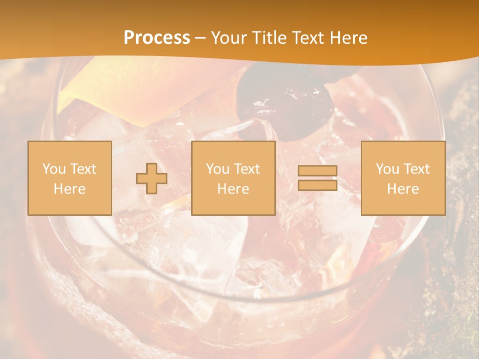 Mixed Bar Liquid PowerPoint Template