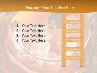 Mixed Bar Liquid PowerPoint Template