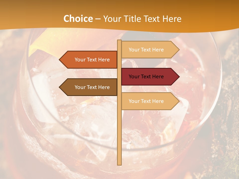 Mixed Bar Liquid PowerPoint Template