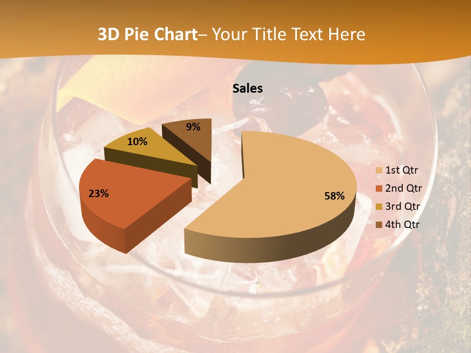Mixed Bar Liquid PowerPoint Template