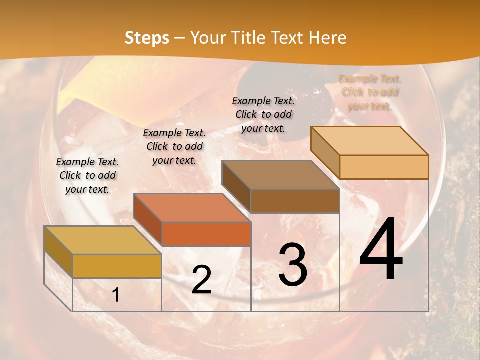Mixed Bar Liquid PowerPoint Template