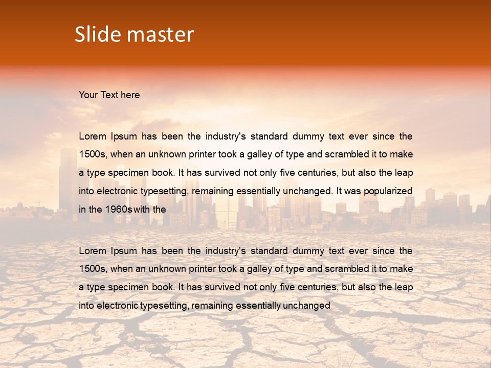 Earth Global Warming PowerPoint Template