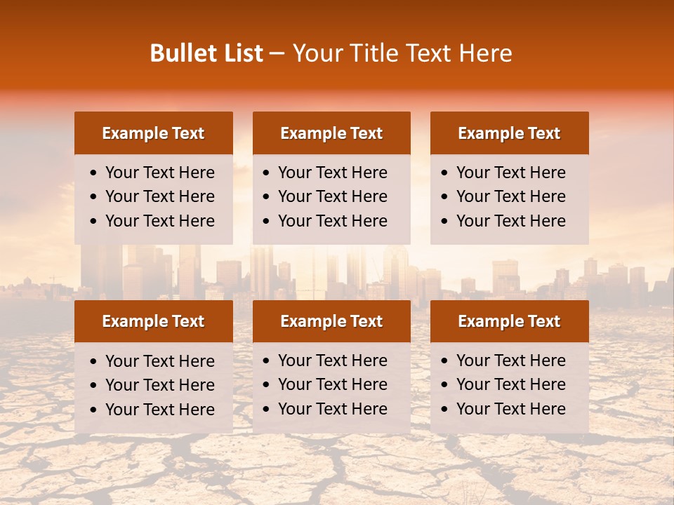Earth Global Warming PowerPoint Template