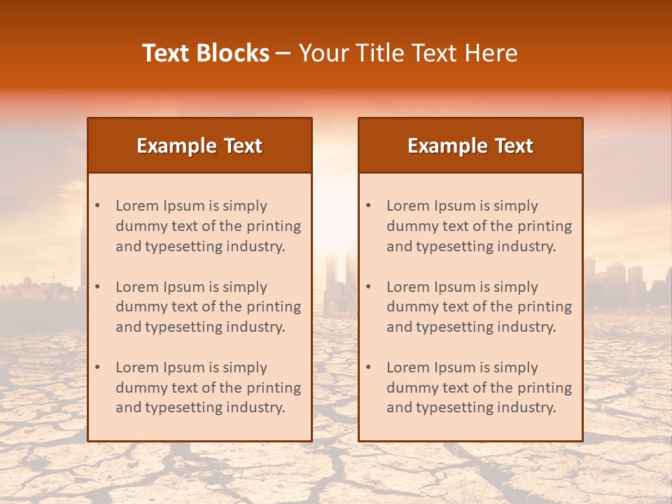 Earth Global Warming PowerPoint Template