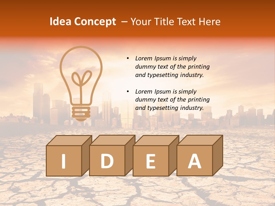 Earth Global Warming PowerPoint Template