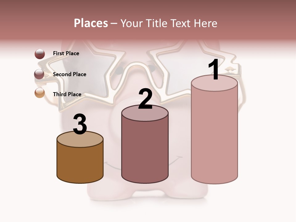 Gay Sun Glasses Star PowerPoint Template