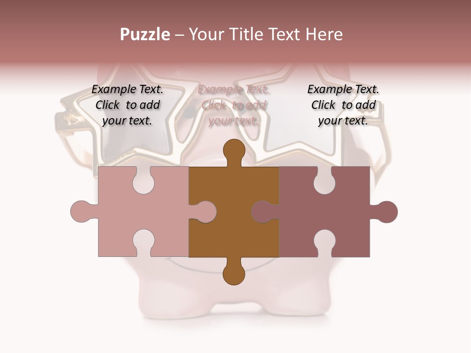 Gay Sun Glasses Star PowerPoint Template