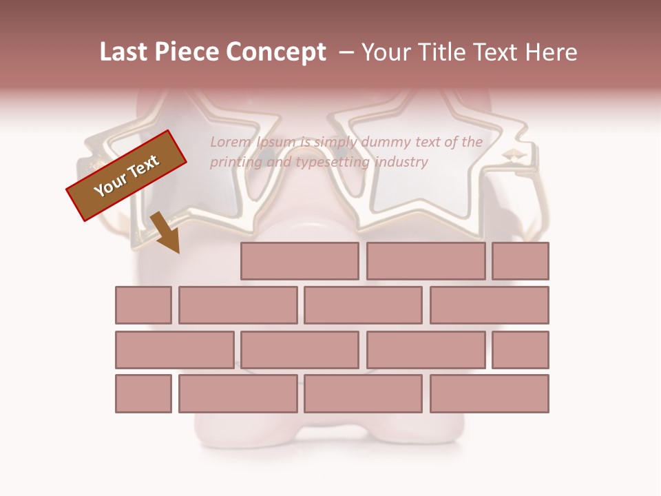 Gay Sun Glasses Star PowerPoint Template