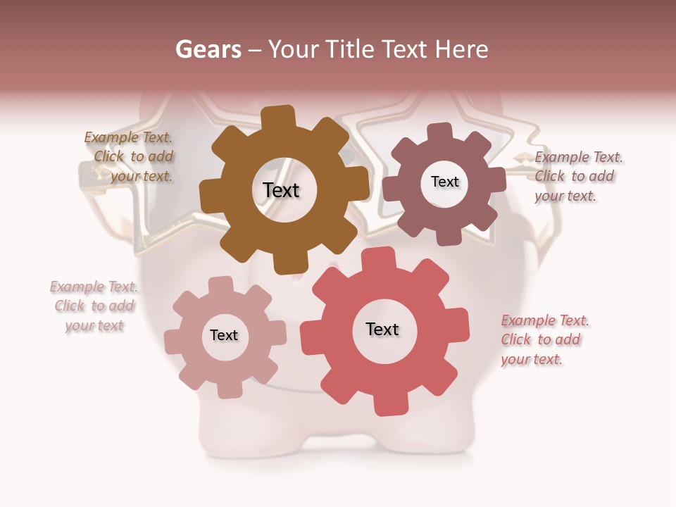 Gay Sun Glasses Star PowerPoint Template