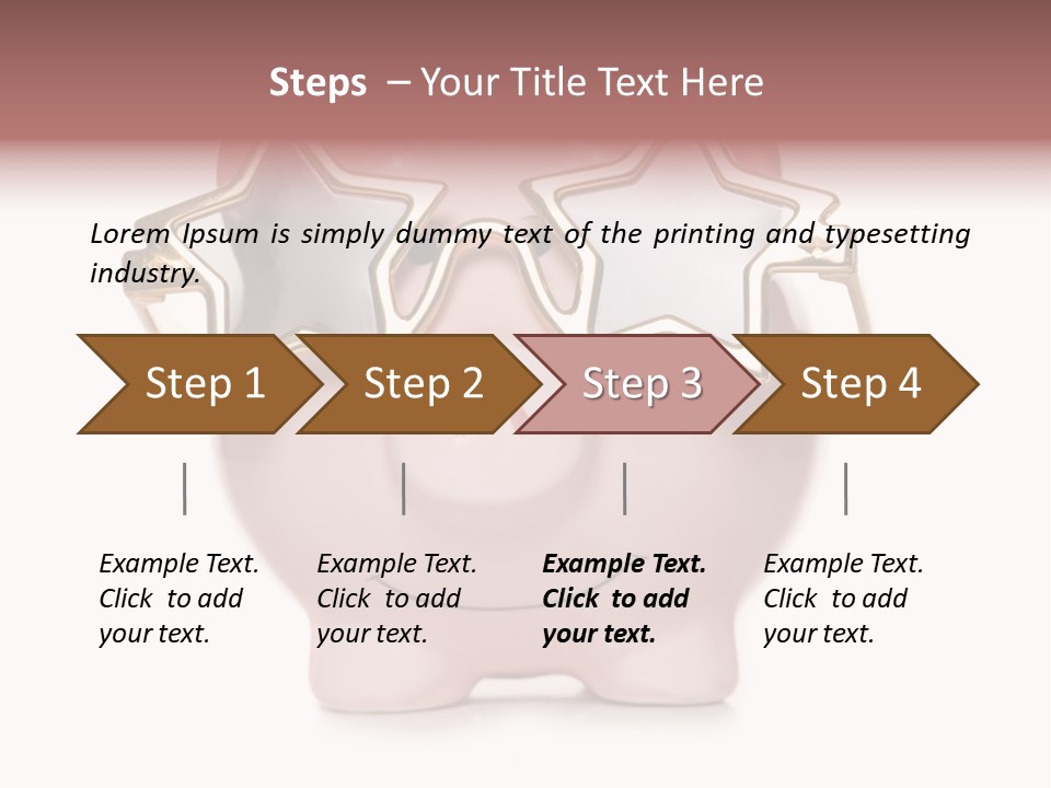 Gay Sun Glasses Star PowerPoint Template