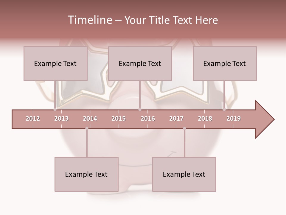Gay Sun Glasses Star PowerPoint Template