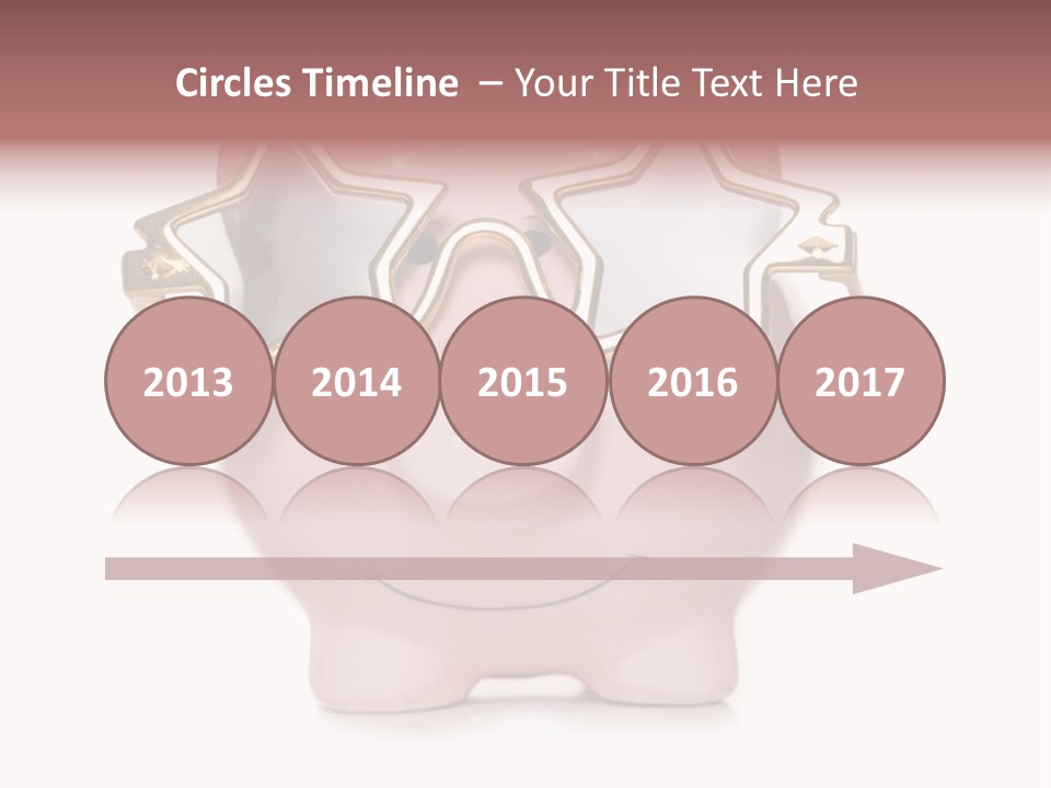 Gay Sun Glasses Star PowerPoint Template