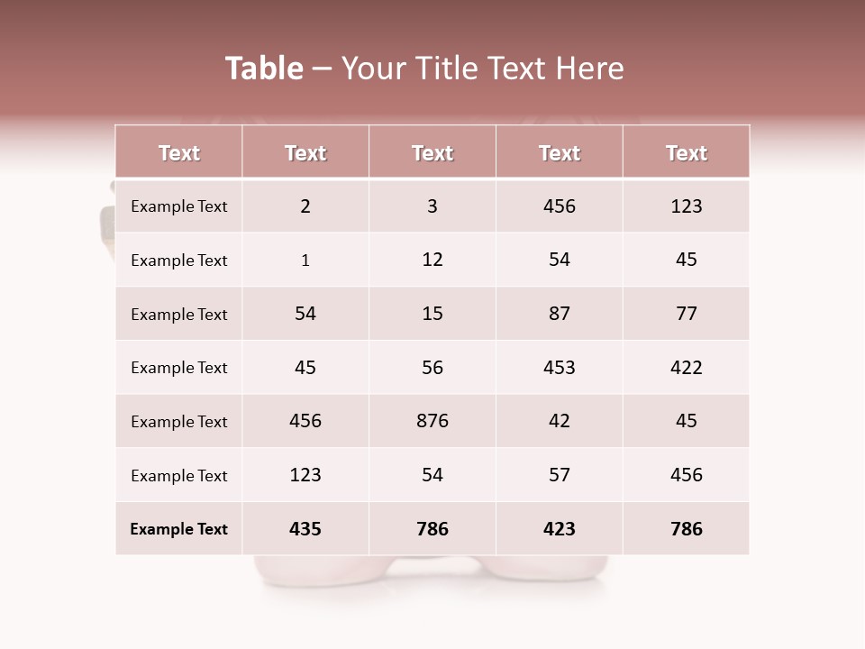 Gay Sun Glasses Star PowerPoint Template