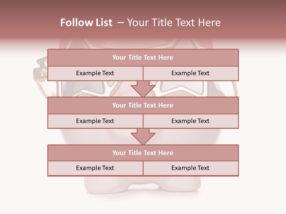 Gay Sun Glasses Star PowerPoint Template