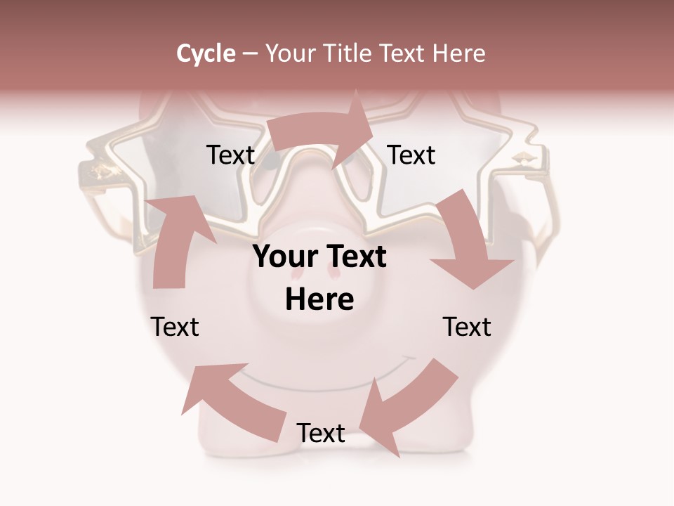 Gay Sun Glasses Star PowerPoint Template