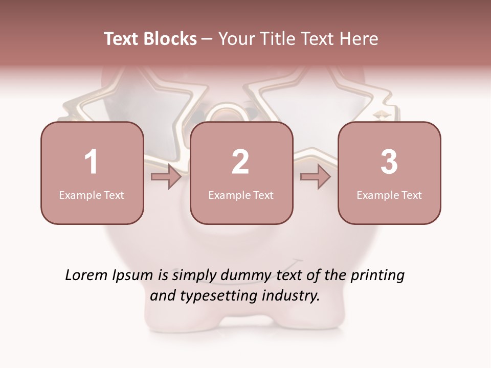 Gay Sun Glasses Star PowerPoint Template