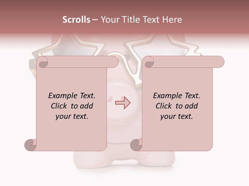 Gay Sun Glasses Star PowerPoint Template