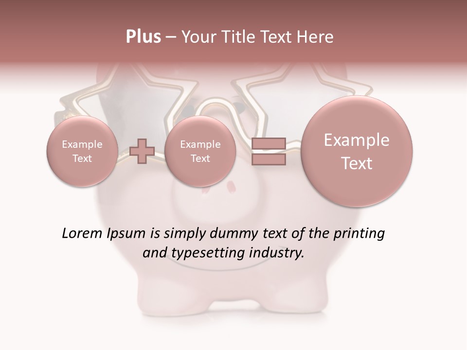 Gay Sun Glasses Star PowerPoint Template