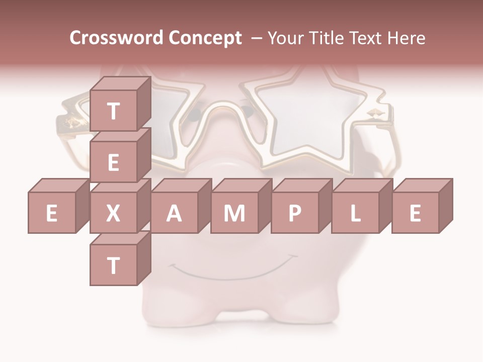 Gay Sun Glasses Star PowerPoint Template