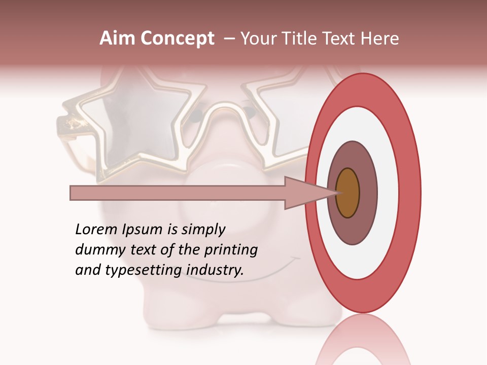 Gay Sun Glasses Star PowerPoint Template