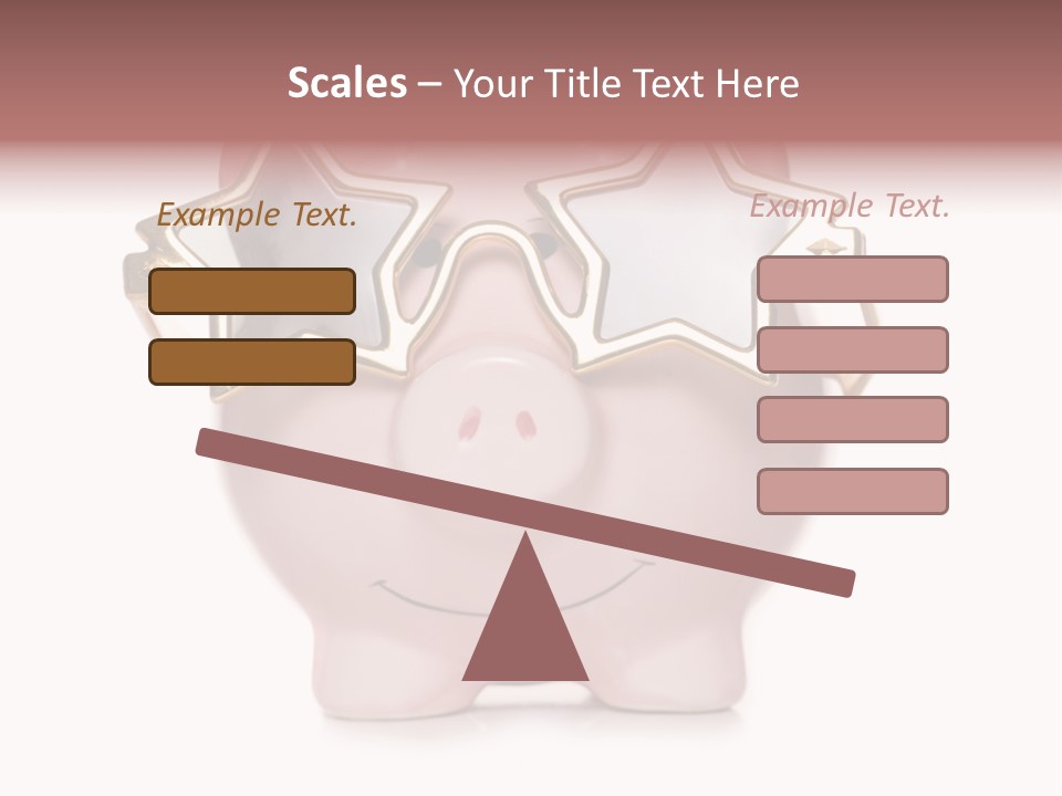 Gay Sun Glasses Star PowerPoint Template