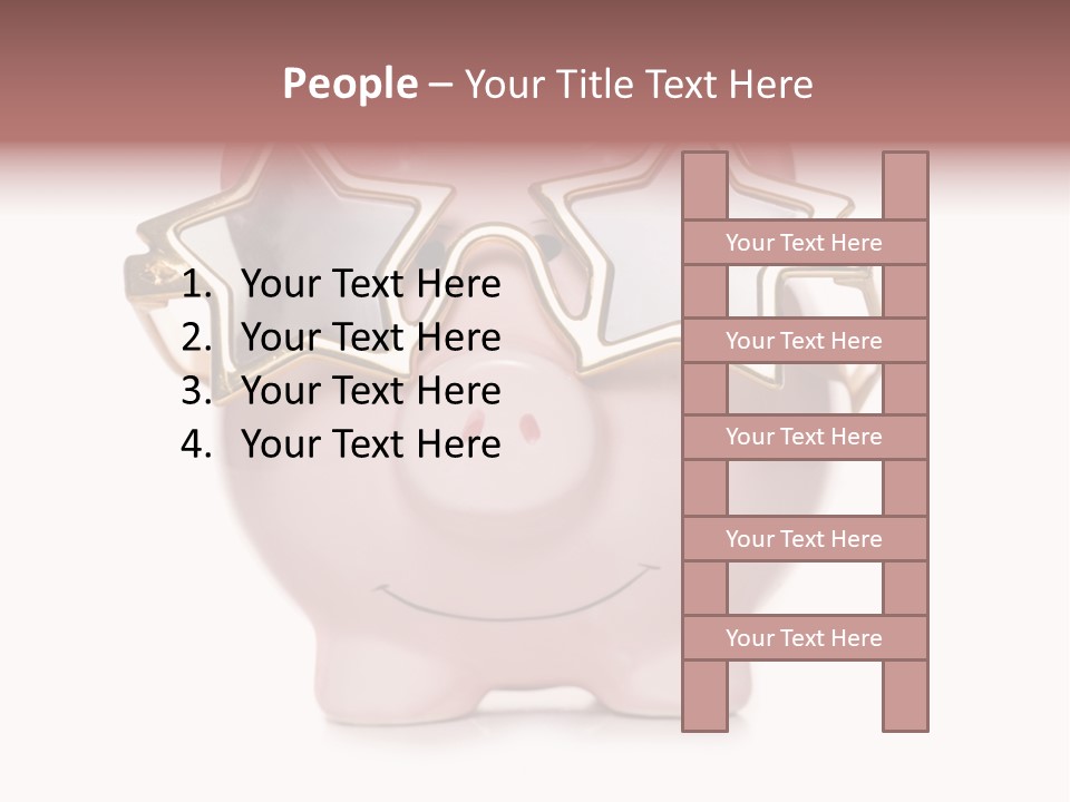 Gay Sun Glasses Star PowerPoint Template