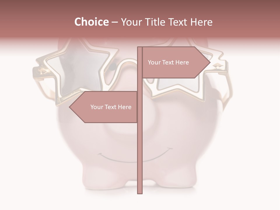 Gay Sun Glasses Star PowerPoint Template