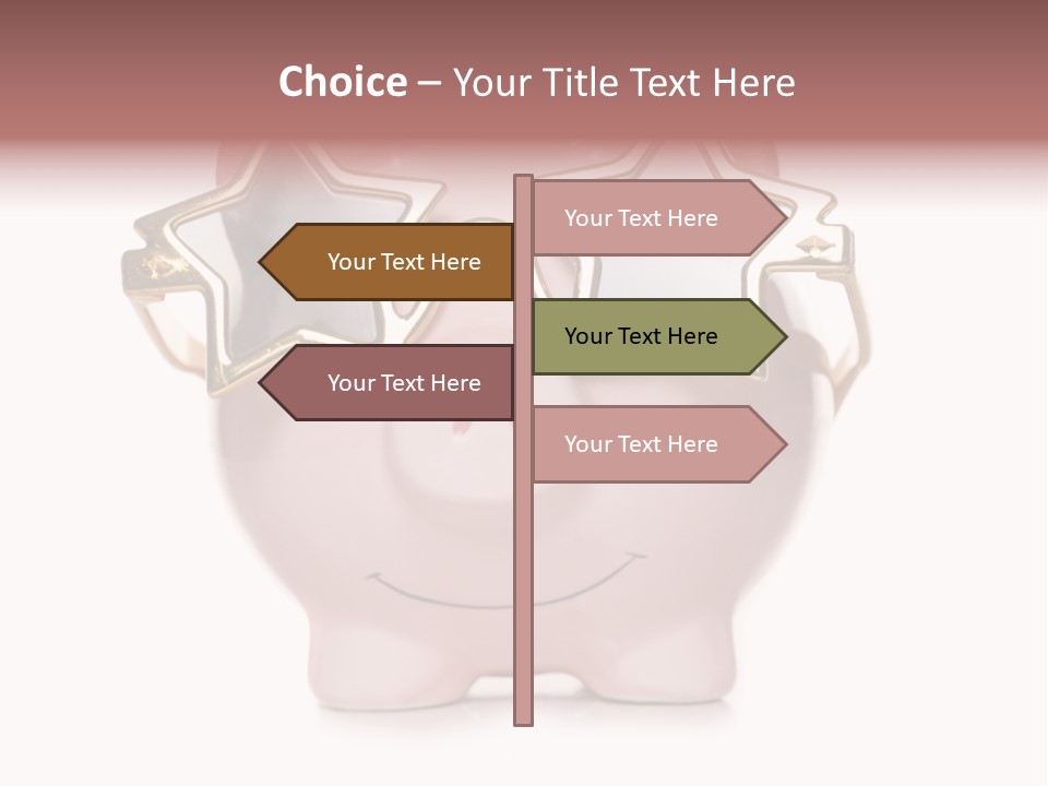Gay Sun Glasses Star PowerPoint Template