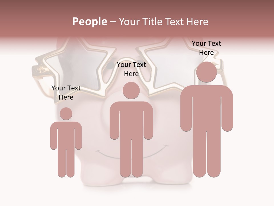 Gay Sun Glasses Star PowerPoint Template