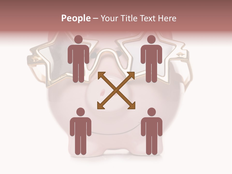 Gay Sun Glasses Star PowerPoint Template