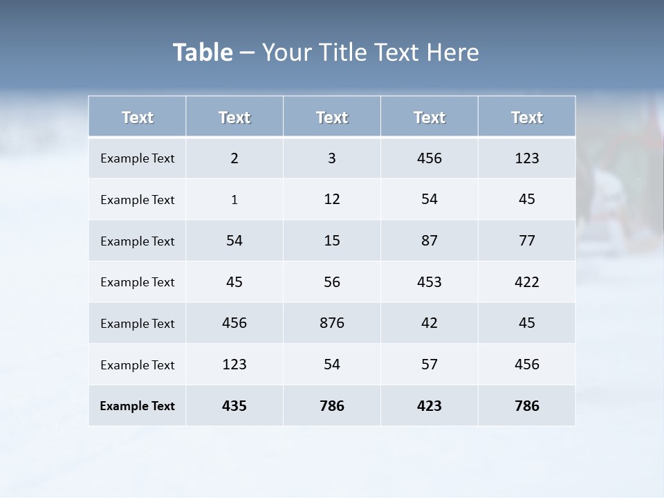 Team Day Range PowerPoint Template