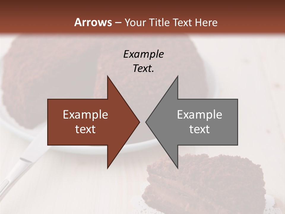 Dark Cake Square PowerPoint Template